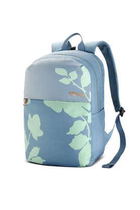 polyester zip closure unisex backpack - bella 2.0 - blue - blue