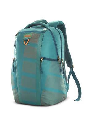 polyester zip closure unisex backpack - herd 2.0 - green - green