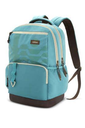 polyester zip closure unisex backpack - mate 2.0 - green - green