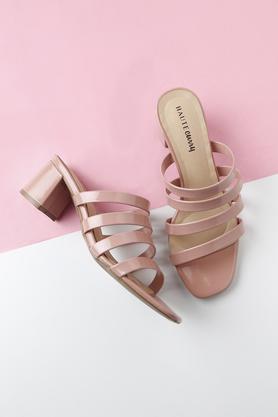 polyurethane slipon womens casual wear sandals - pink