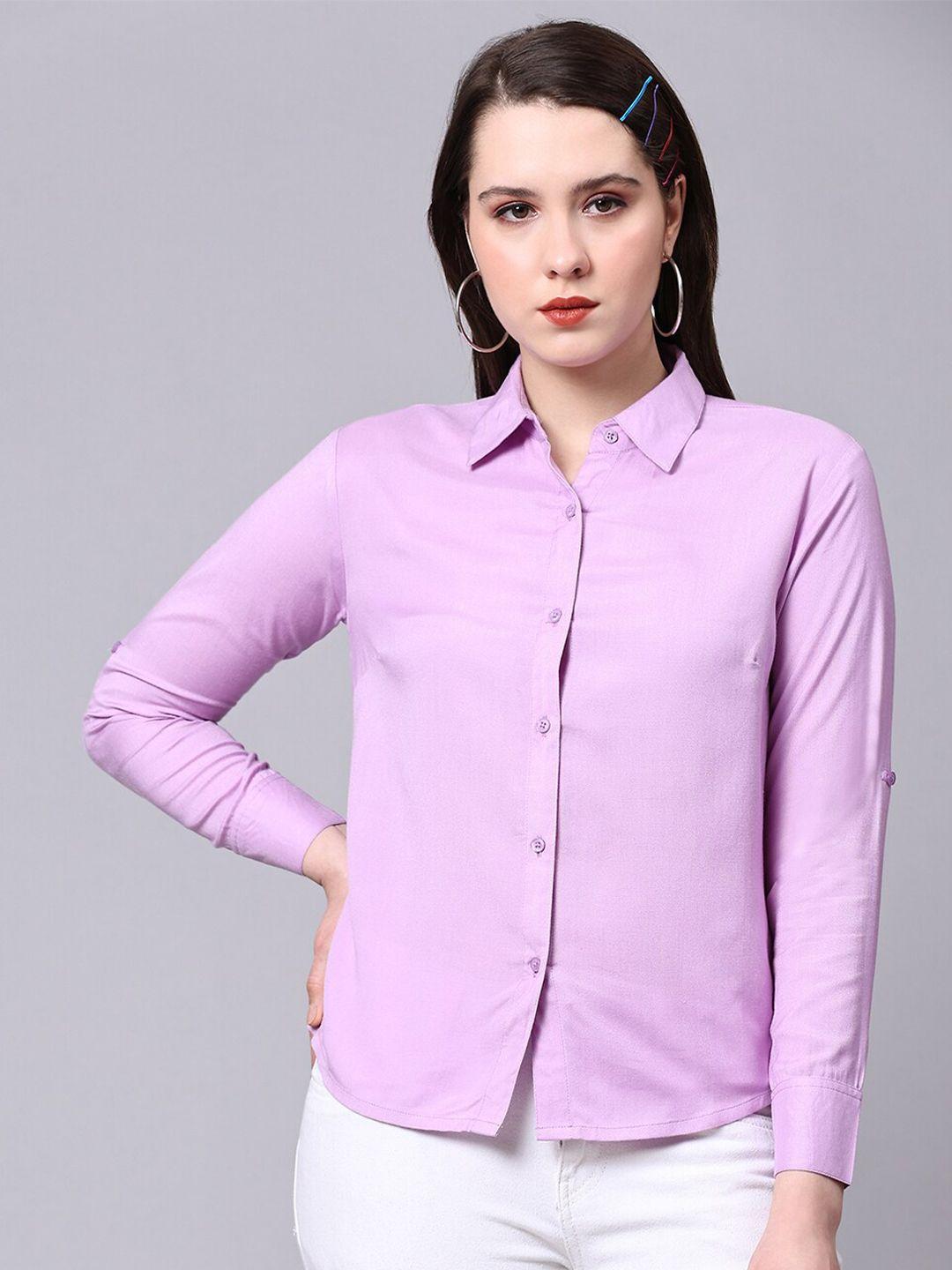 pomegal classic tailored fit opaque formal shirt