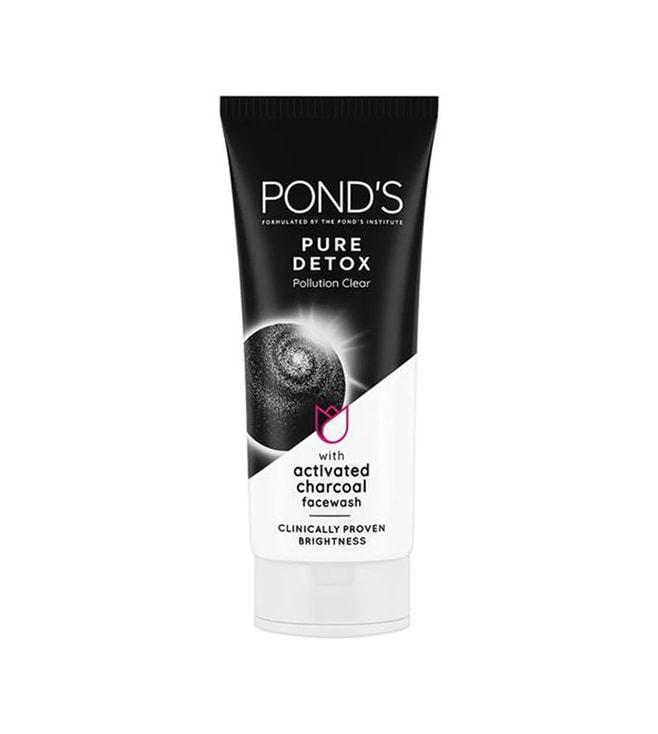 pond's pure detox deep cleansing activated charcoal face scrub - 100 gm