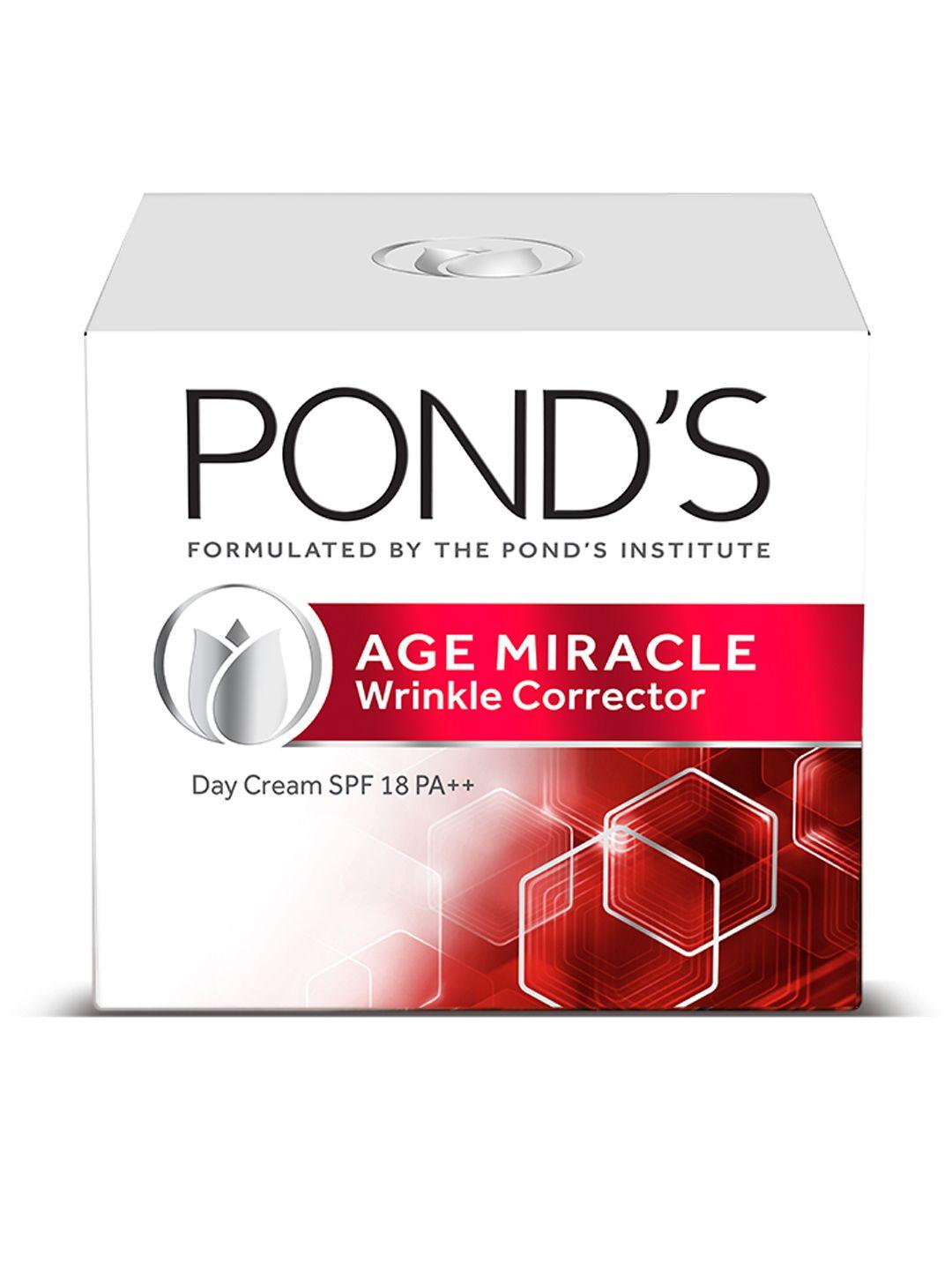 pond's age miracle wrinkle corrector day cream spf 18 pa++ 20g