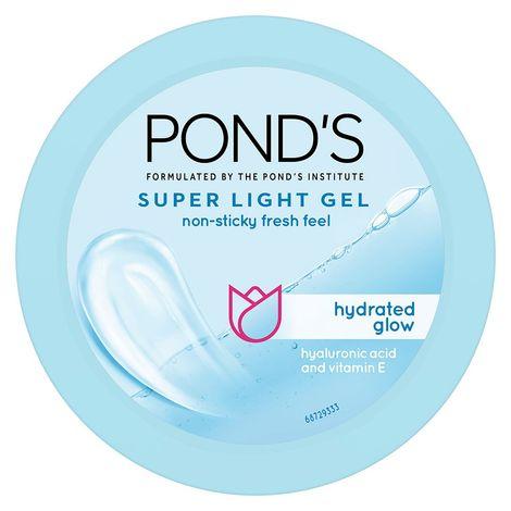 pond's super light gel non-sticky fresh feel hydrated glow 200ml/196g