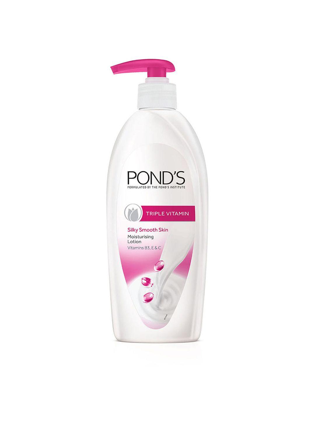 ponds triple vitamin moisturising body lotion 600 ml