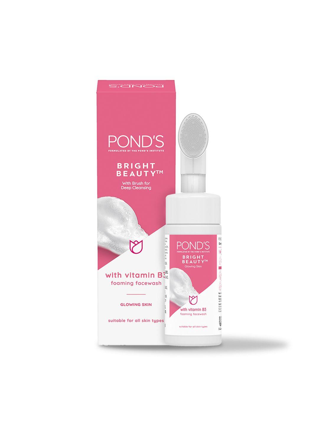 ponds bright beauty foaming face wash with vitamin b3 - 150 ml