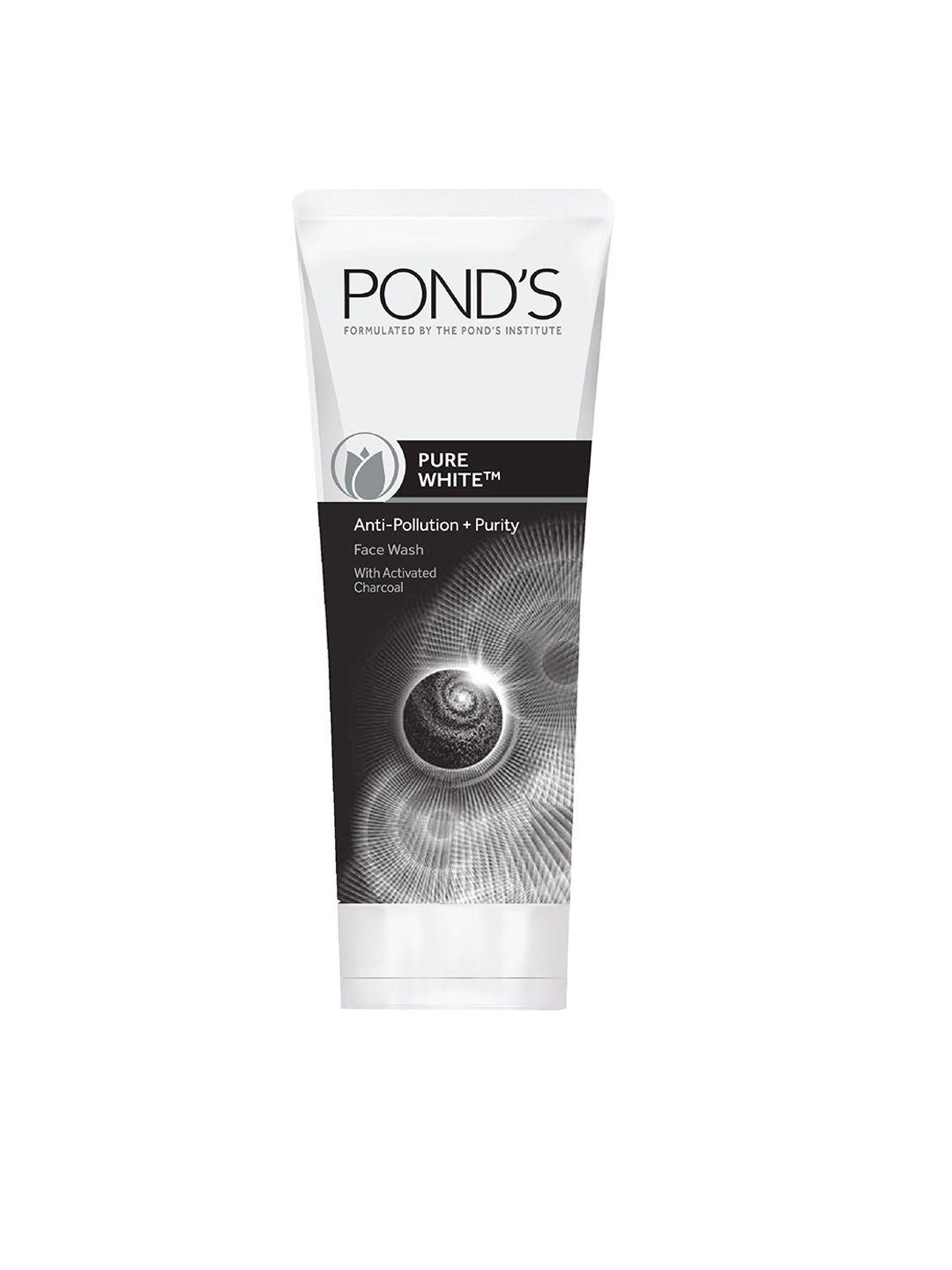 ponds pure detox anti-pollution with activated charcoal purity face wash - 15 g