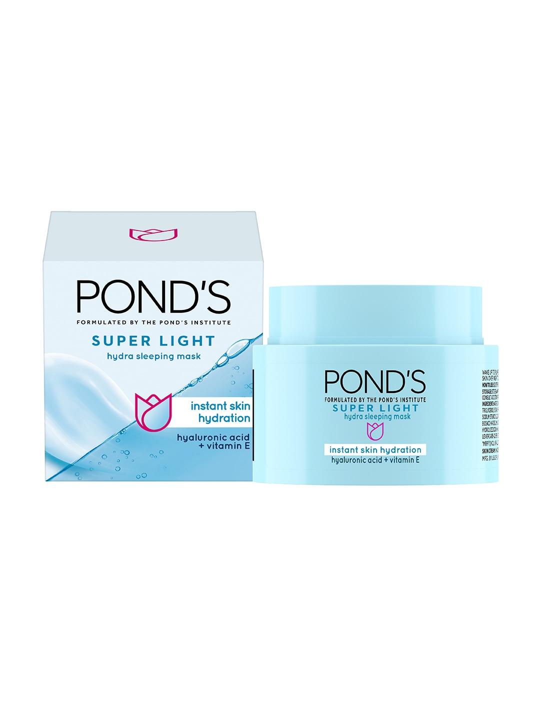 ponds super light hydra sleeping face mask with hyaluronic acid & vitamin e - 50g