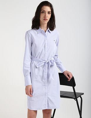 pop monica knee length shirt dress