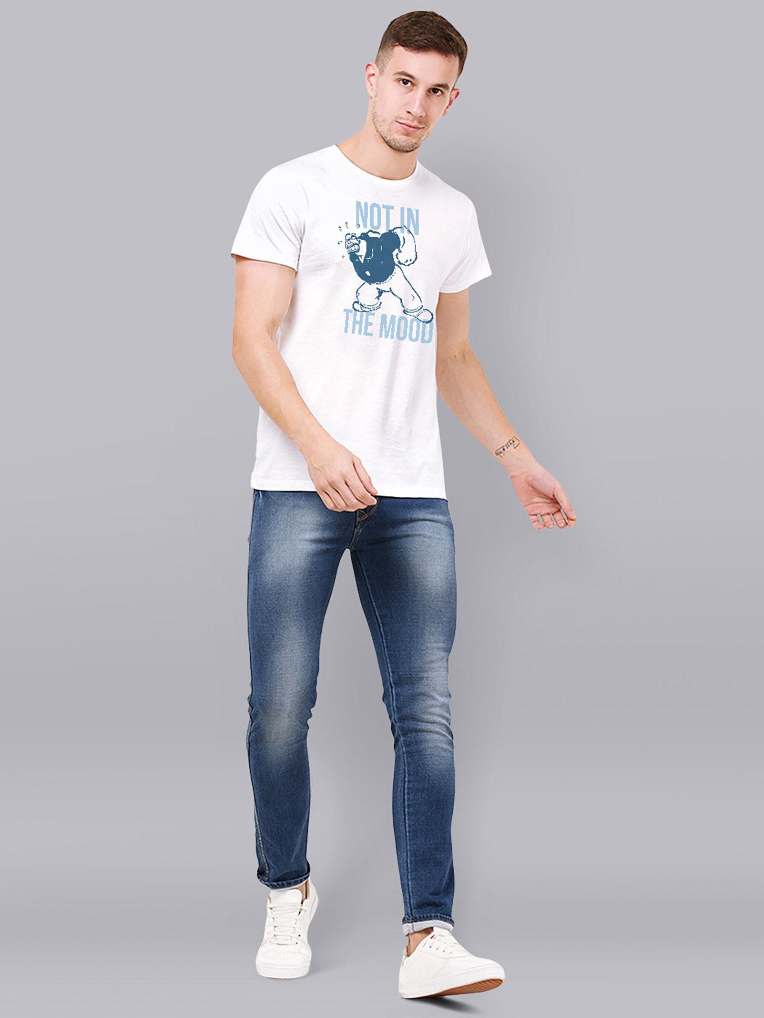 popeye featured white tshirt for men