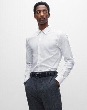 poplin slim fit shirt