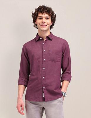 poplin tailored fit shirt