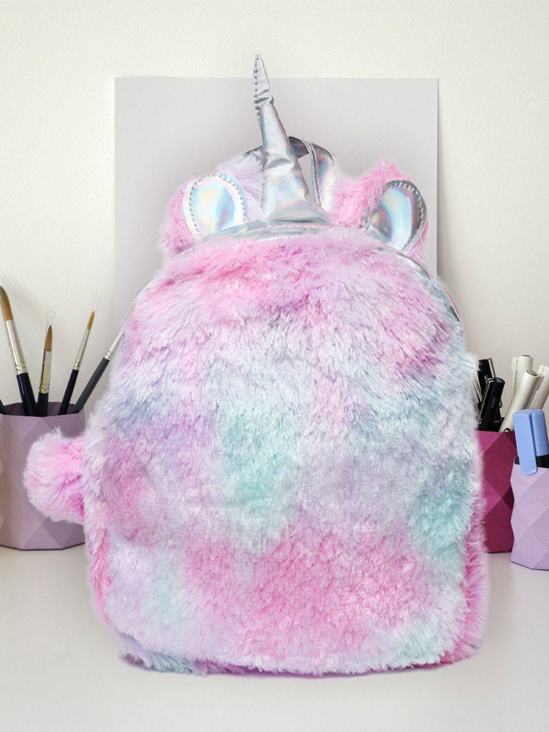 poplins kids pink & blue unicorn backpack