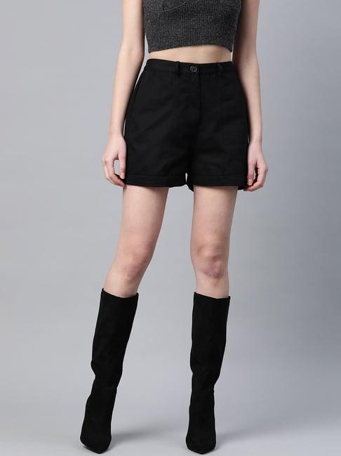 popnetic black shorts