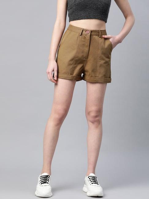 popnetic khaki shorts
