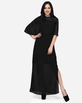 popover a-line maxi dress