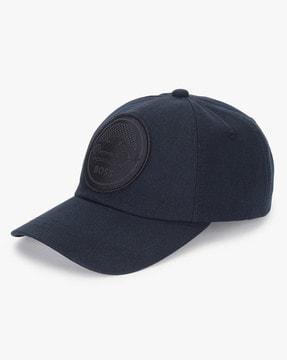 porsche x dual-branded patch cotton-twill cap