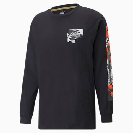 porsche legacy statement long sleeve motorsport men's t-shirt