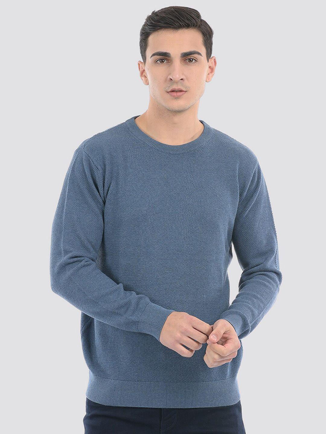 portobello round neck cotton pullover sweater