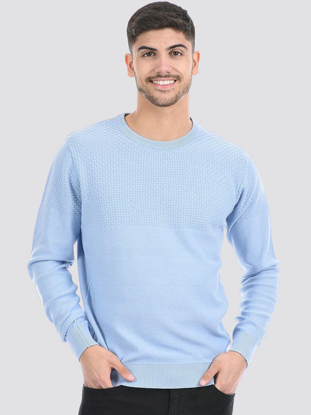 portobello self design acrylic pullover sweater