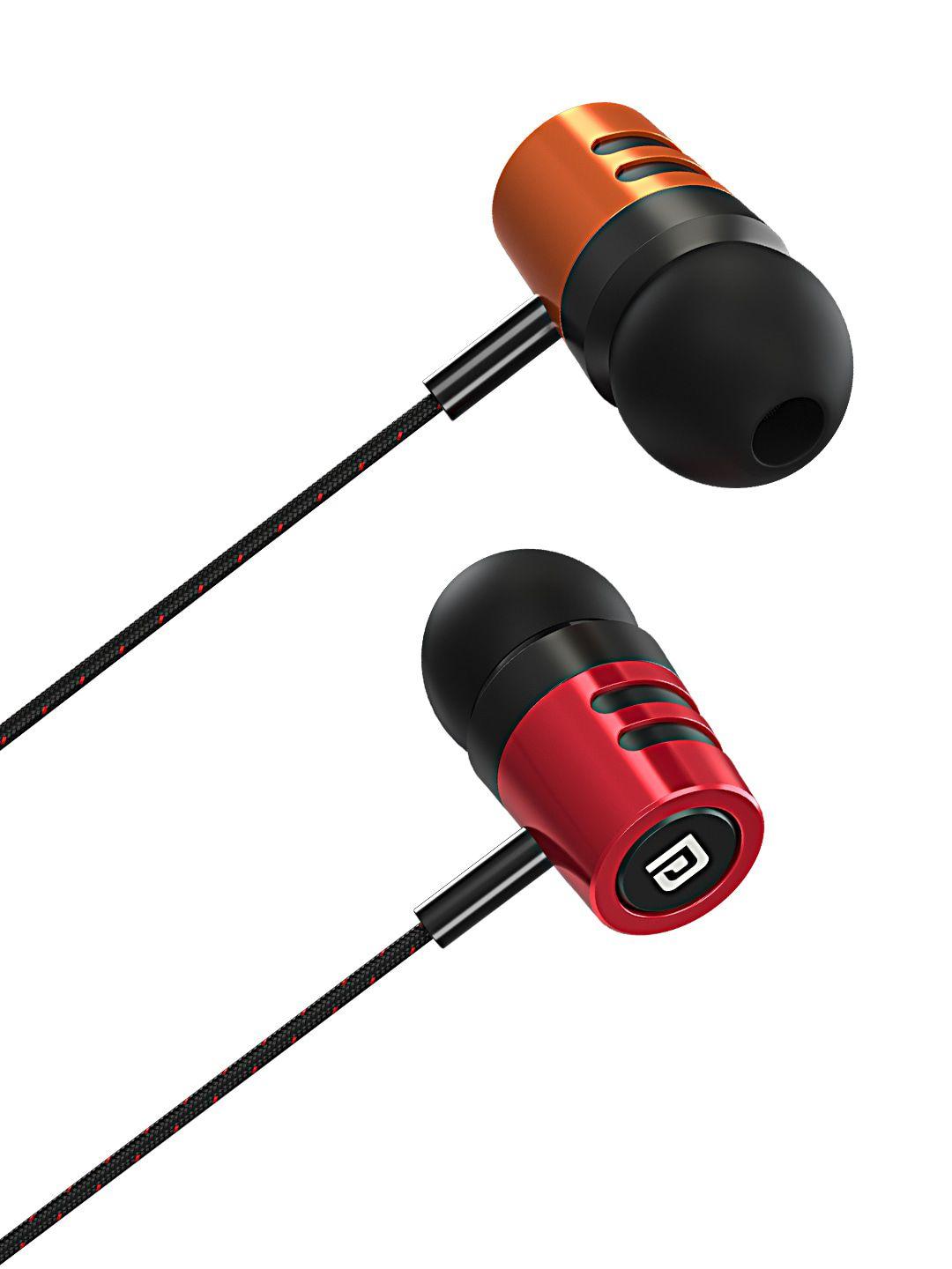 portronics black solid ear 2 in-ear wired earphones