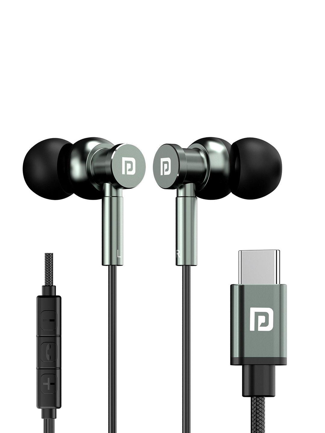 portronics unisex in-ear wired earphones with mic