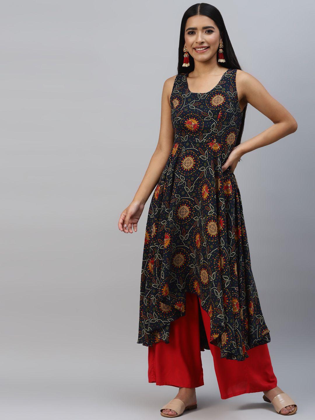 poshak hub women floral printed kurta