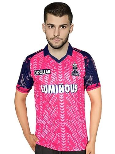 positivity sports sanju samson jersey rr 2024 for men(xxl) multicolour