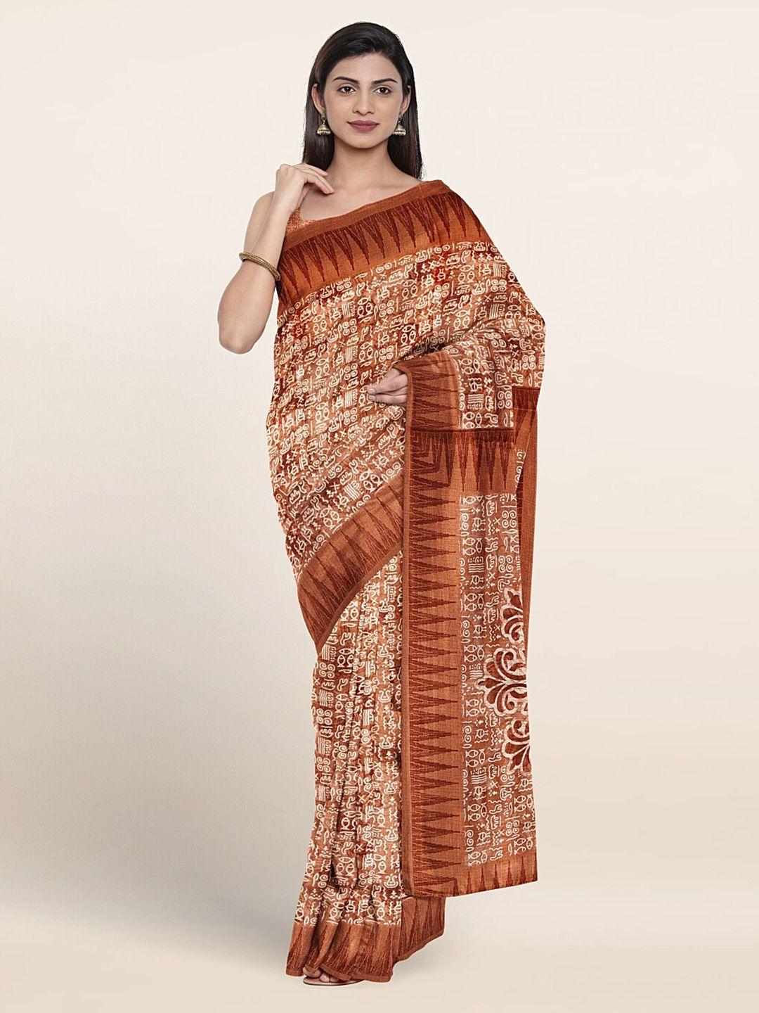 pothys abstract printed saree