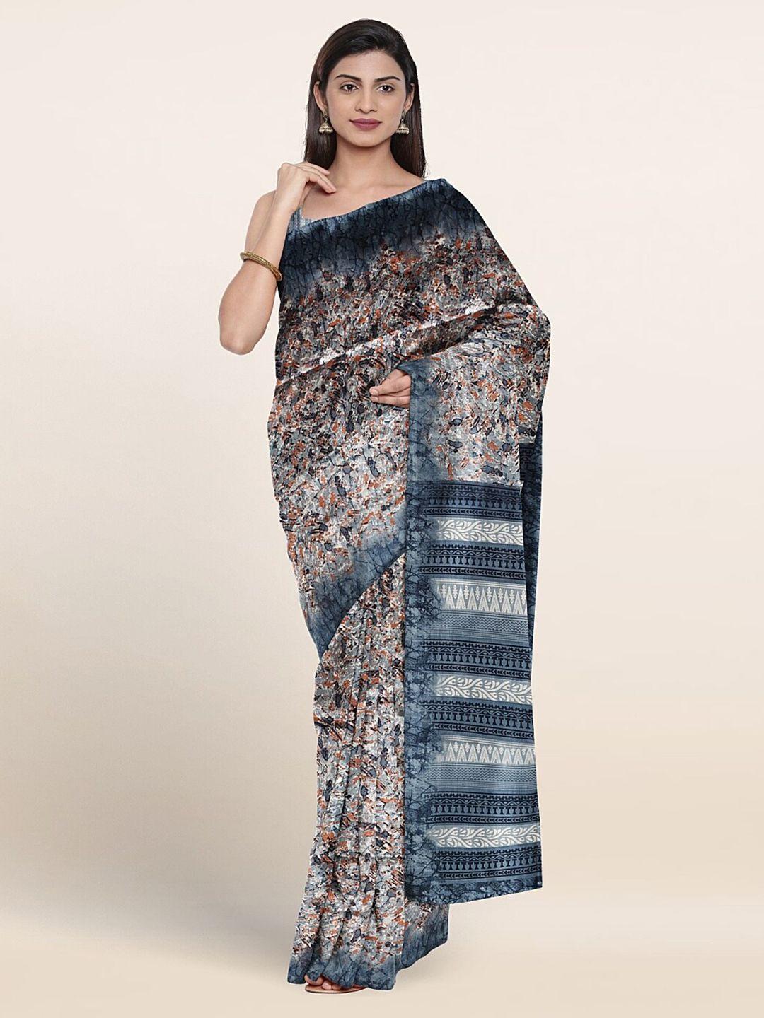 pothys abstract printed saree