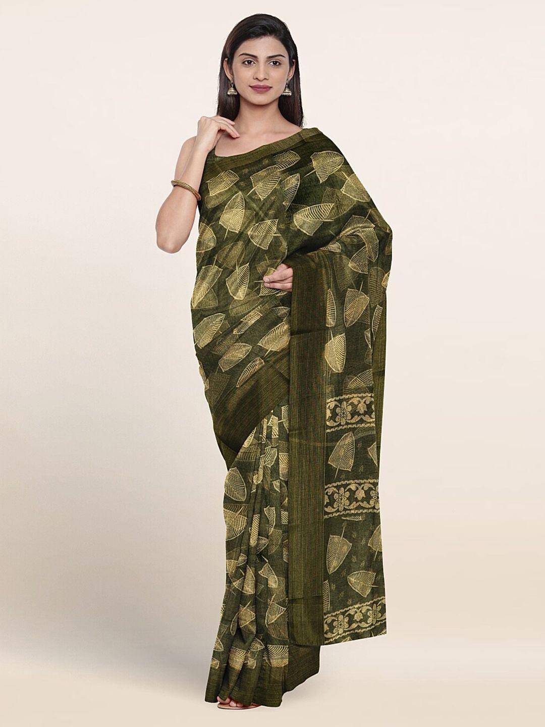 pothys abstract printed zari saree