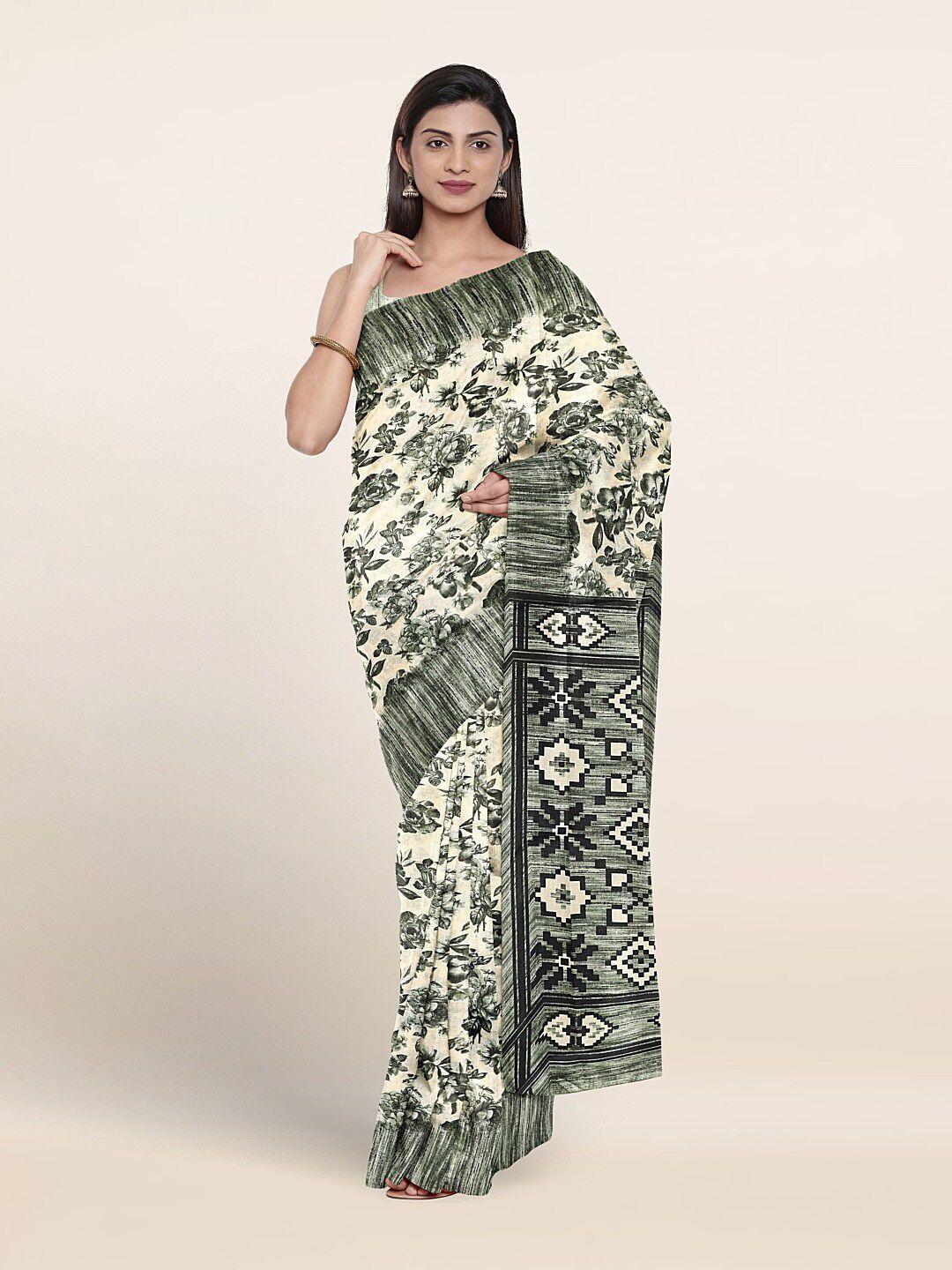 pothys floral printed saree