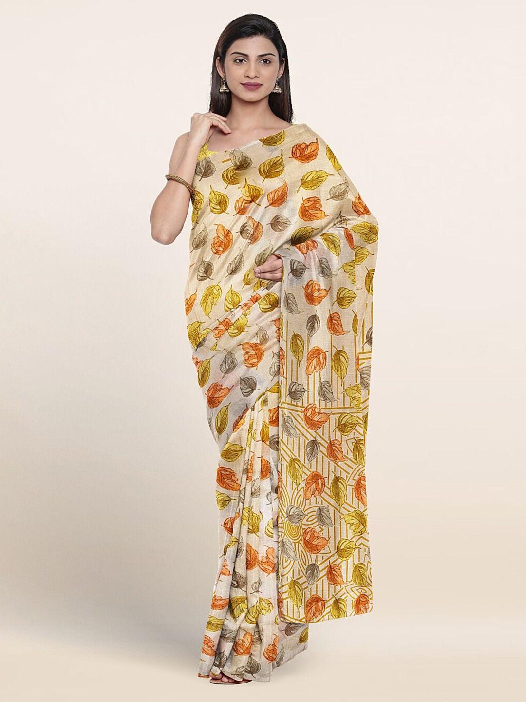 pothys floral printed saree