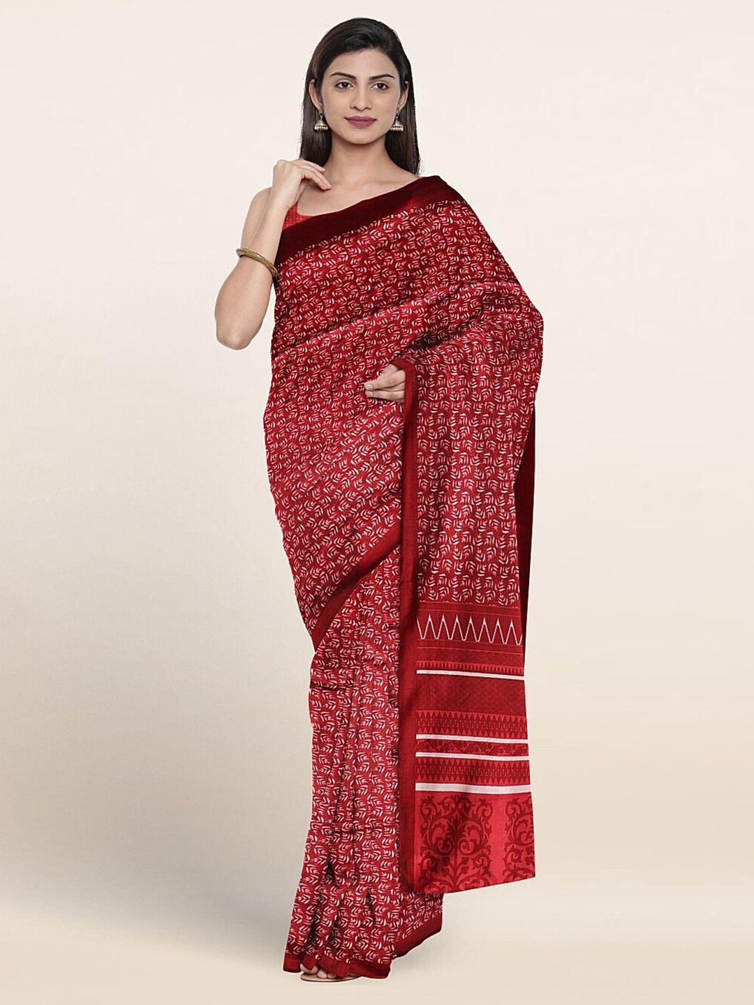 pothys floral printed saree