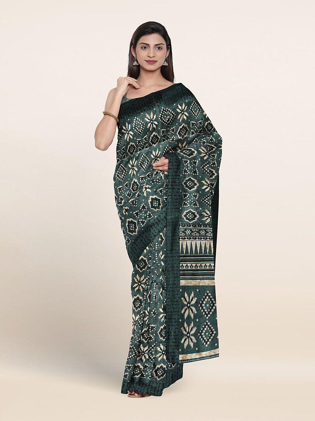 pothys floral printed saree