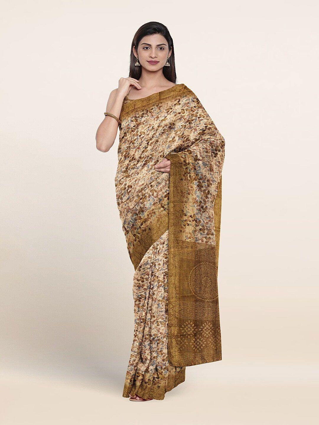 pothys floral printed saree