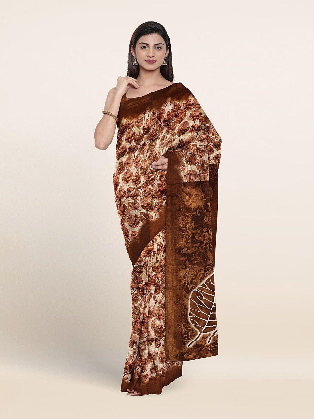 pothys floral printed saree