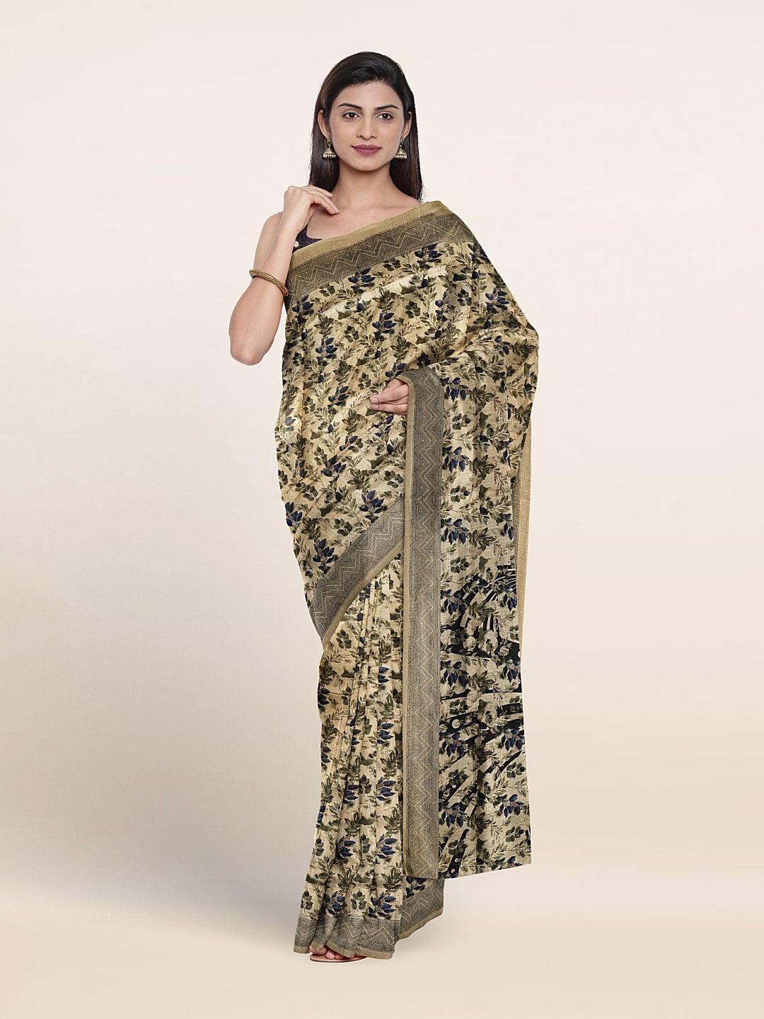 pothys floral printed saree