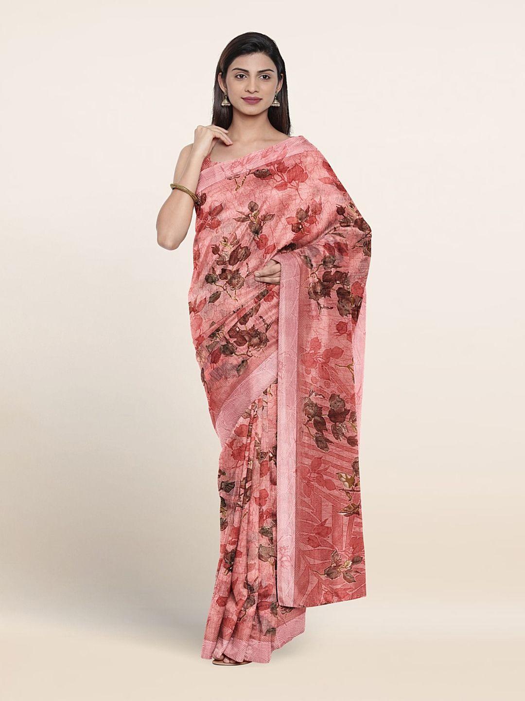 pothys floral printed saree