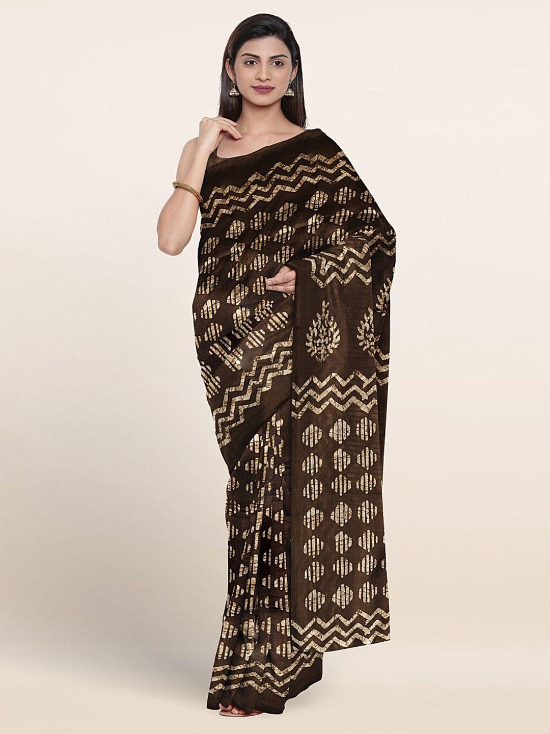 pothys geometric printed saree