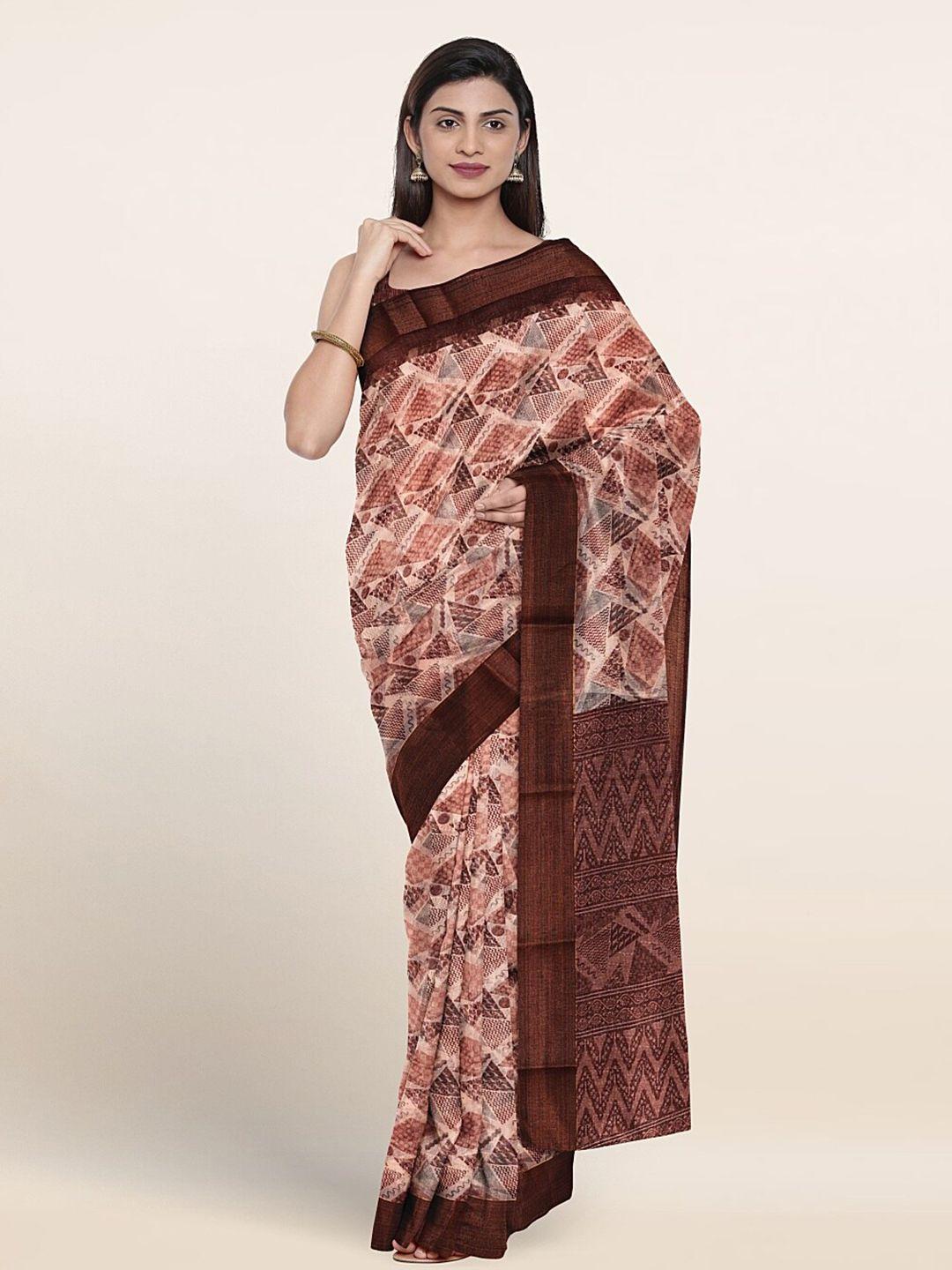 pothys geometric printed saree