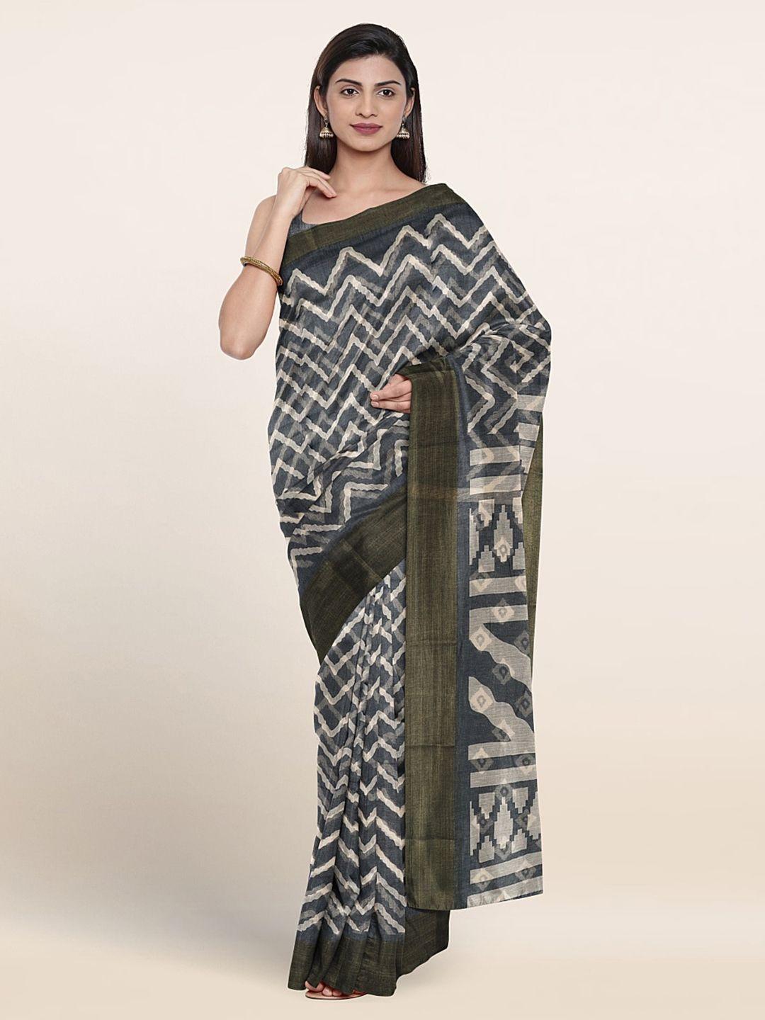 pothys geometric printed saree