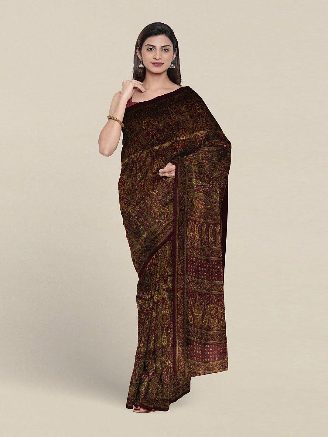 pothys paisley printed saree