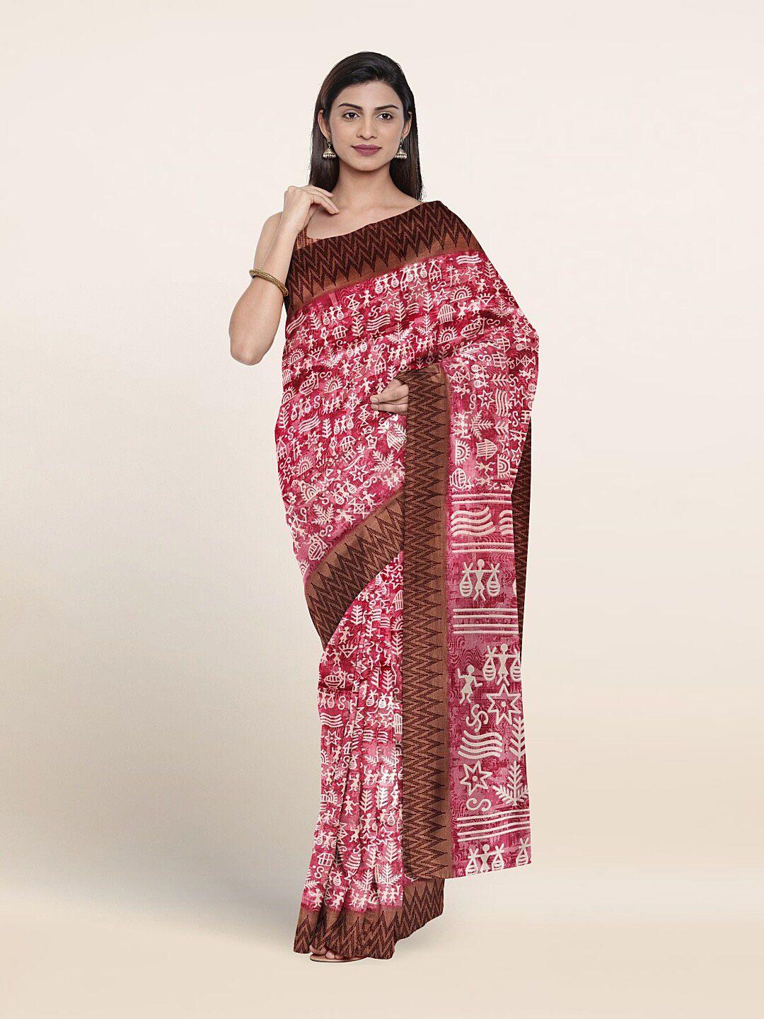 pothys warli printed saree