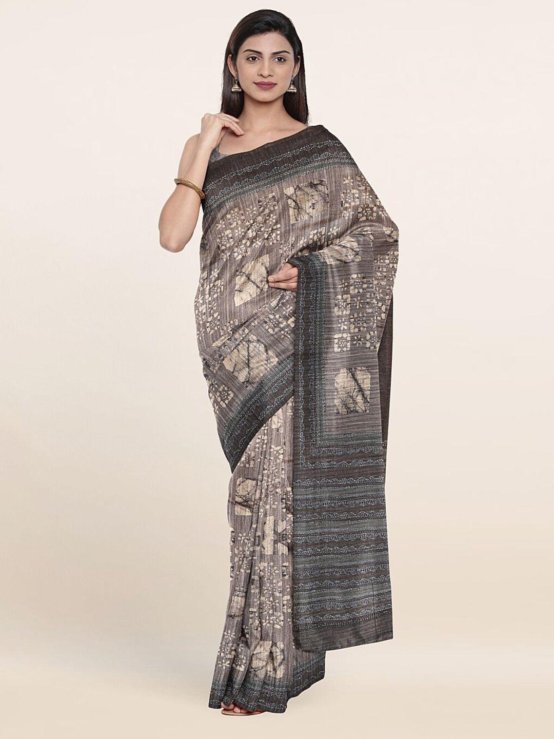 pothys women grey sarees