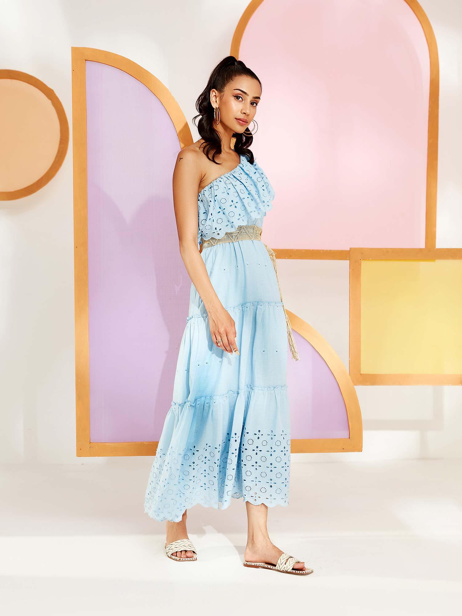 powder blue the somerset maxi dress