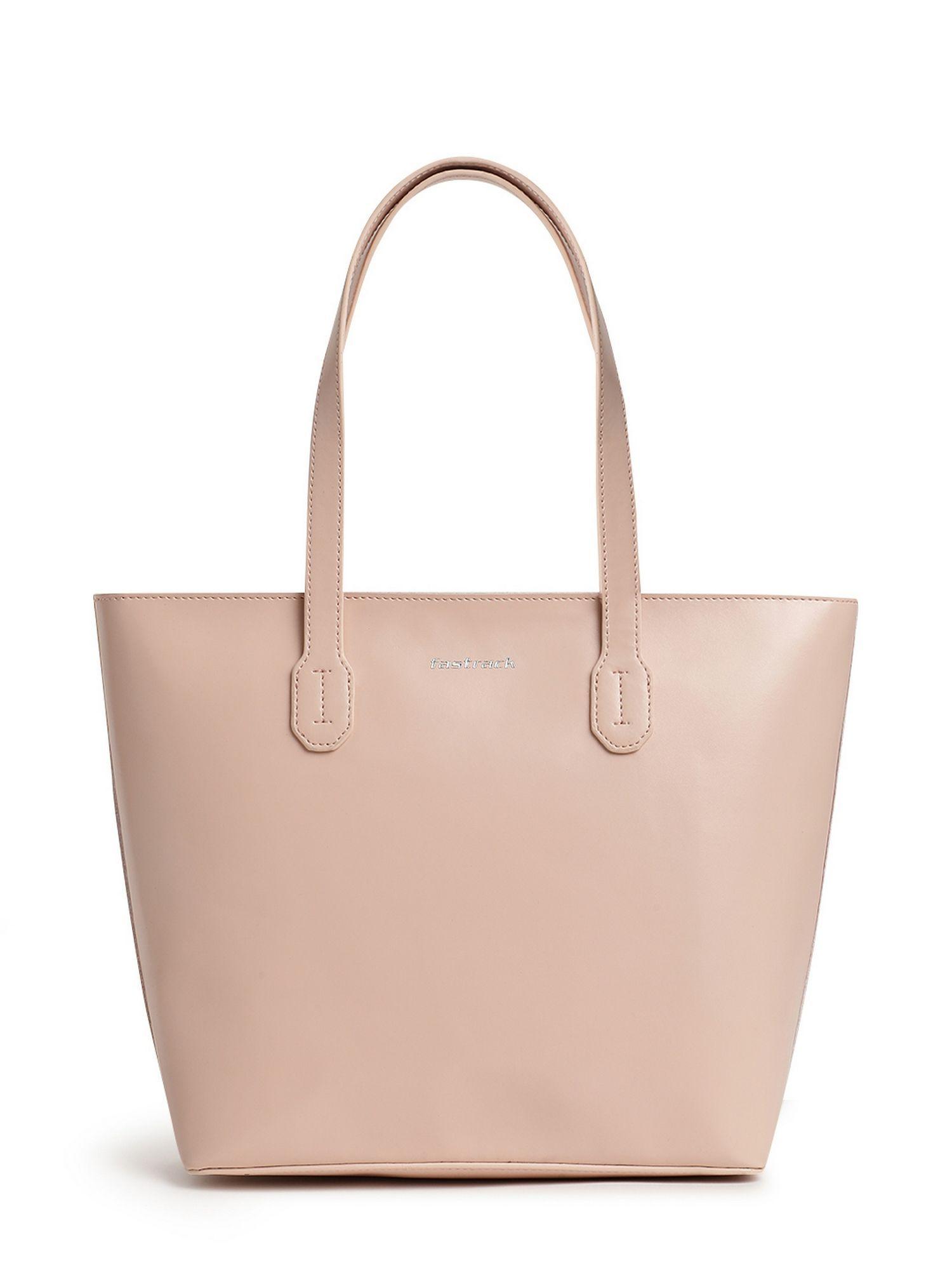 powder pink college tote bag for women