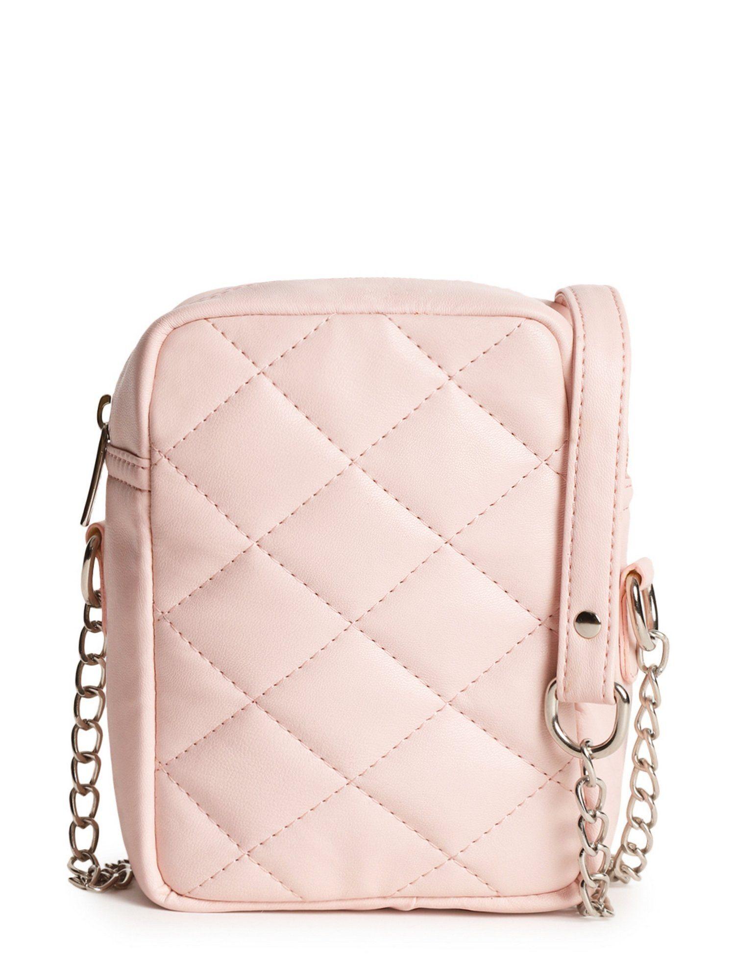 powder pink mobile sling bag for women