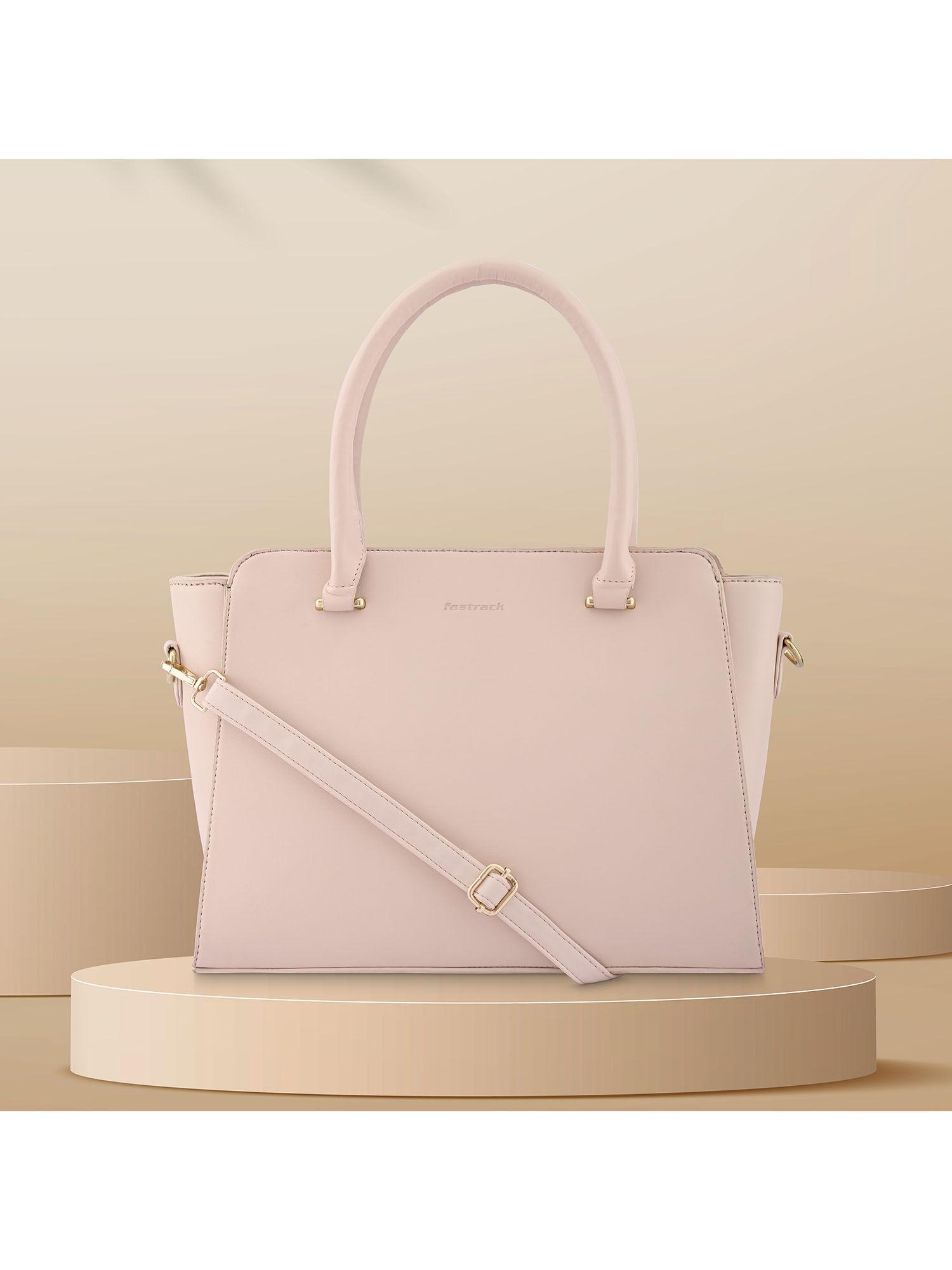 powder pink satchel for women