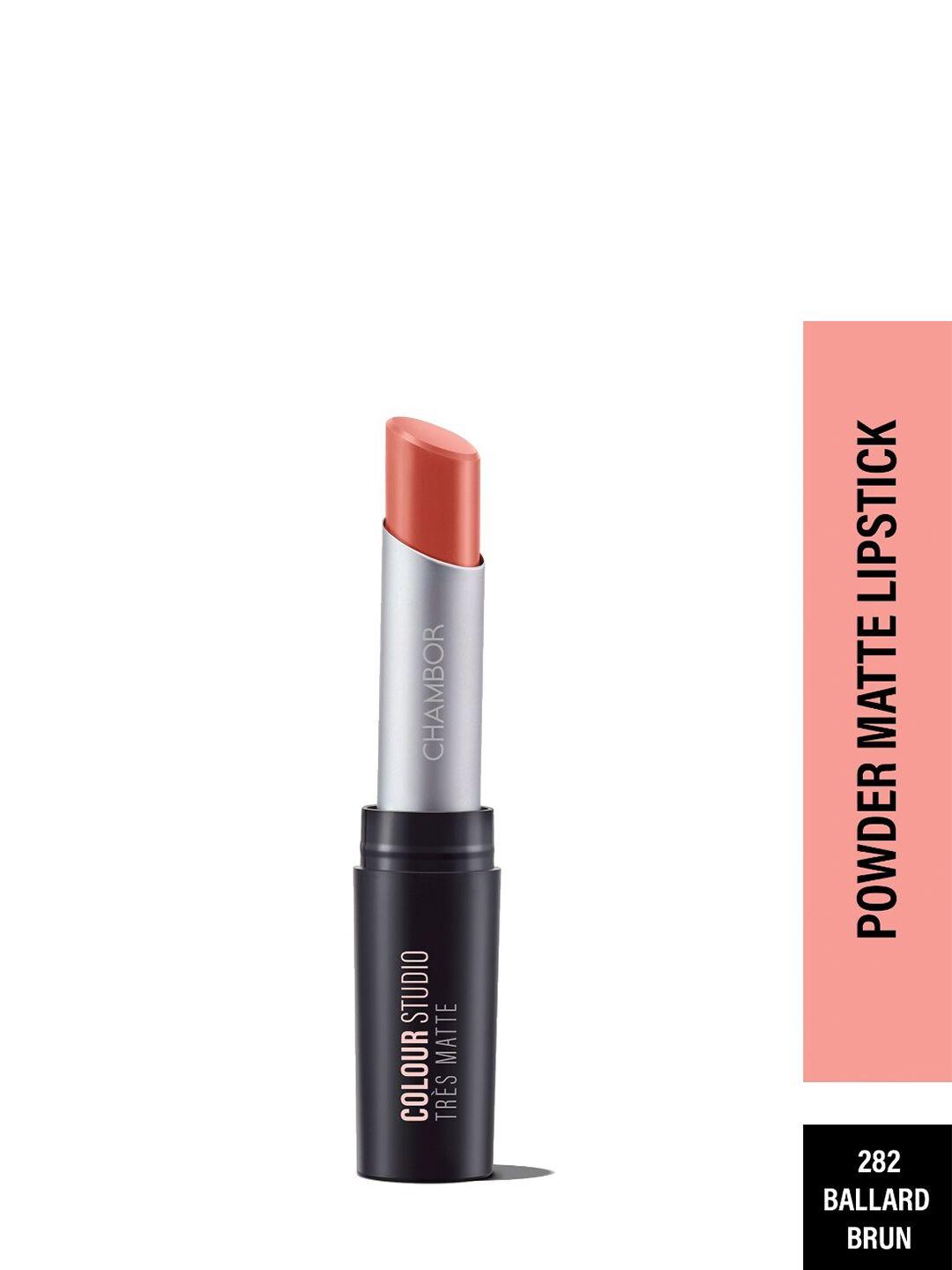 powdery matte glamour lipstick with spf 30 -ballard brun 282